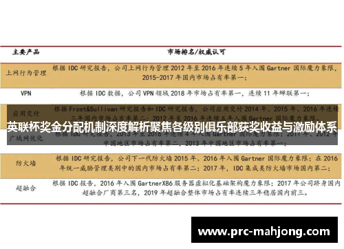 英联杯奖金分配机制深度解析聚焦各级别俱乐部获奖收益与激励体系
