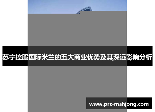 苏宁控股国际米兰的五大商业优势及其深远影响分析 苏宁控股国际米兰的五大商业优势及其深远影响分析